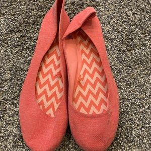 Cute pink slip on shoes